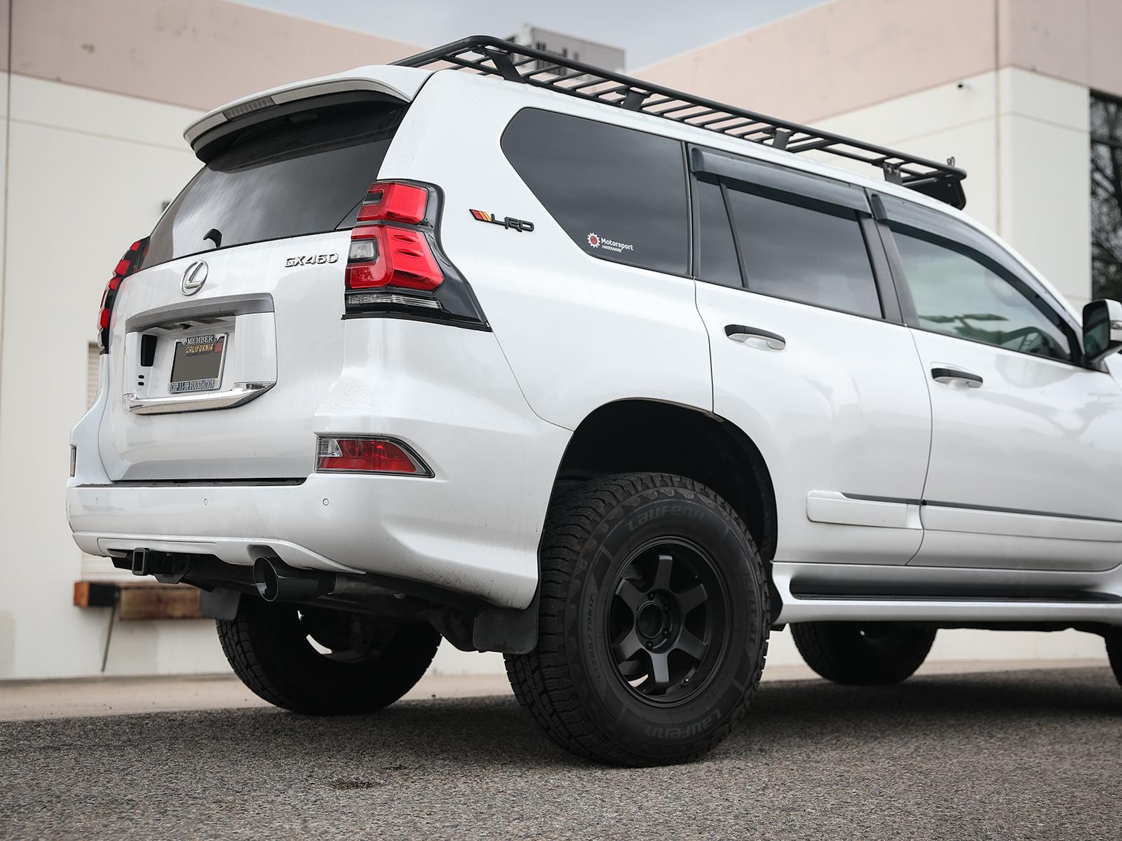 AFE Takeda Stainless Steel Cat-Back Exhaust System w/ Black Tip (2010-2021 GX460) - 49-36048-B