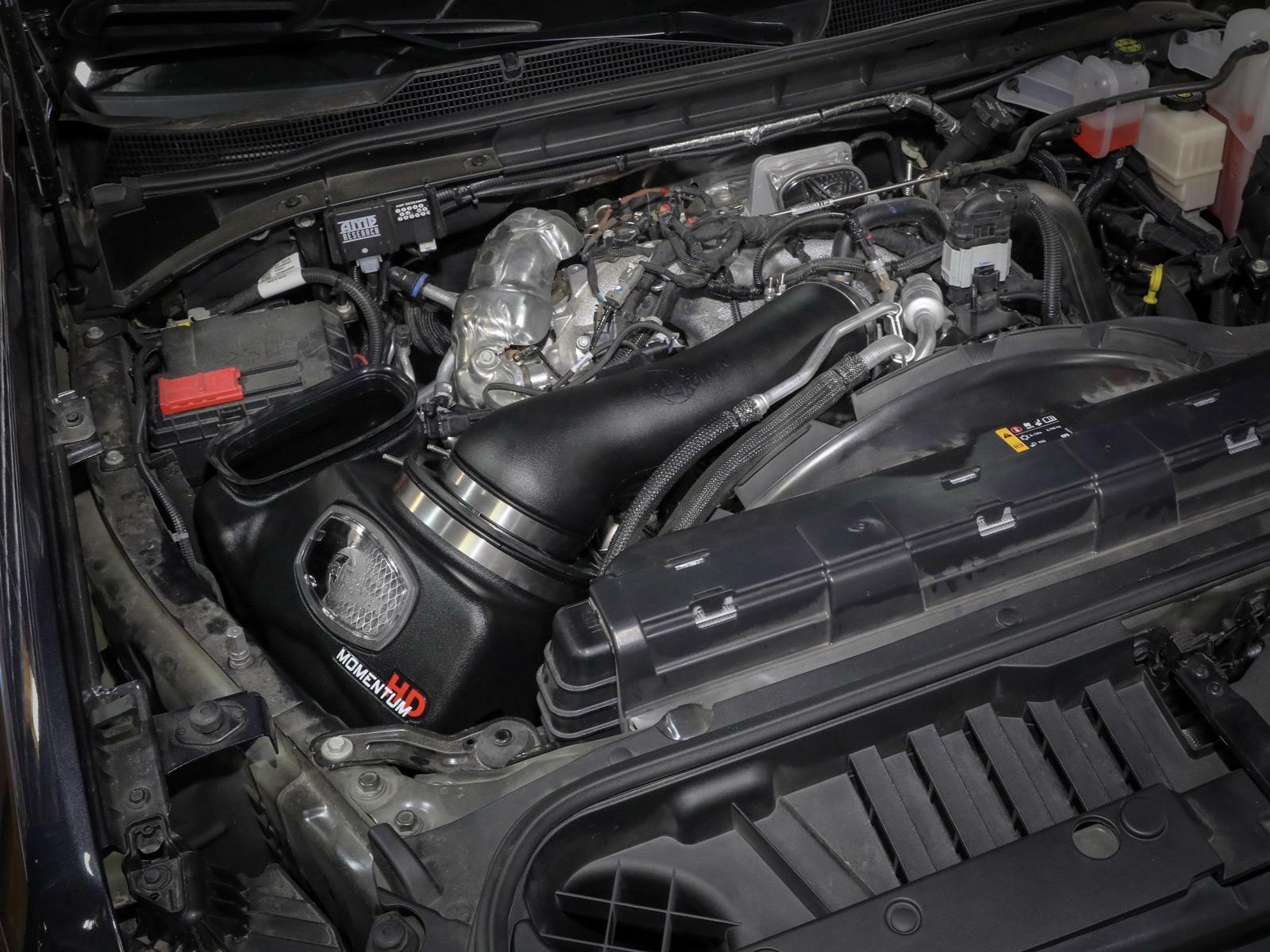 AFE Momentum HD Cold Air Intake System w/ Pro DRY S Media (GM Diesel Trucks 20-21 V8-6.6L (td) L5P) - 50-70056D