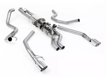 Milltek Valved Cat-Back Performance Exhaust - 4.5" Brushed Titanium Tips  (2024+ Ranger Raptor) - SSXFD450