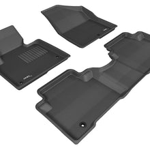 3D MAXpider 2013-2018 Hyundai Santa Fe Sport Kagu 1st & 2nd Row Floormats - Black