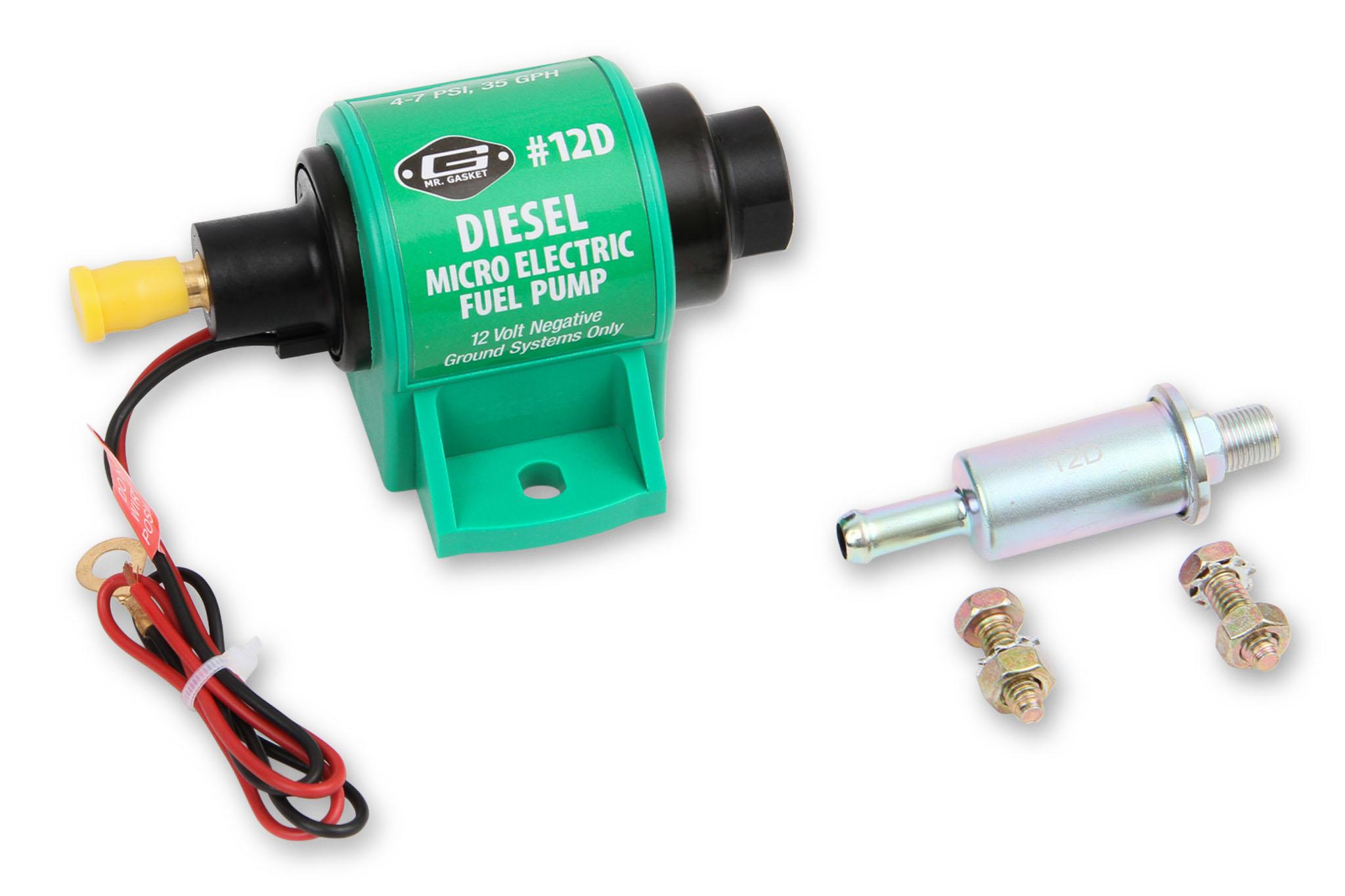 Mr. Gasket 12D Fuel Pump,Electric Diesel