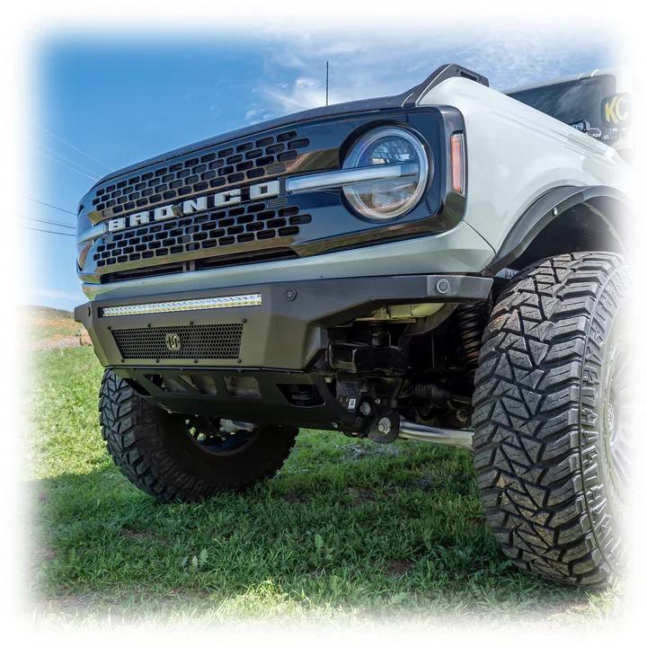 Turn Offroad 2021+ Ford Bronco Hyperlyte Front Bumper & Skid Plate - FB3-M1