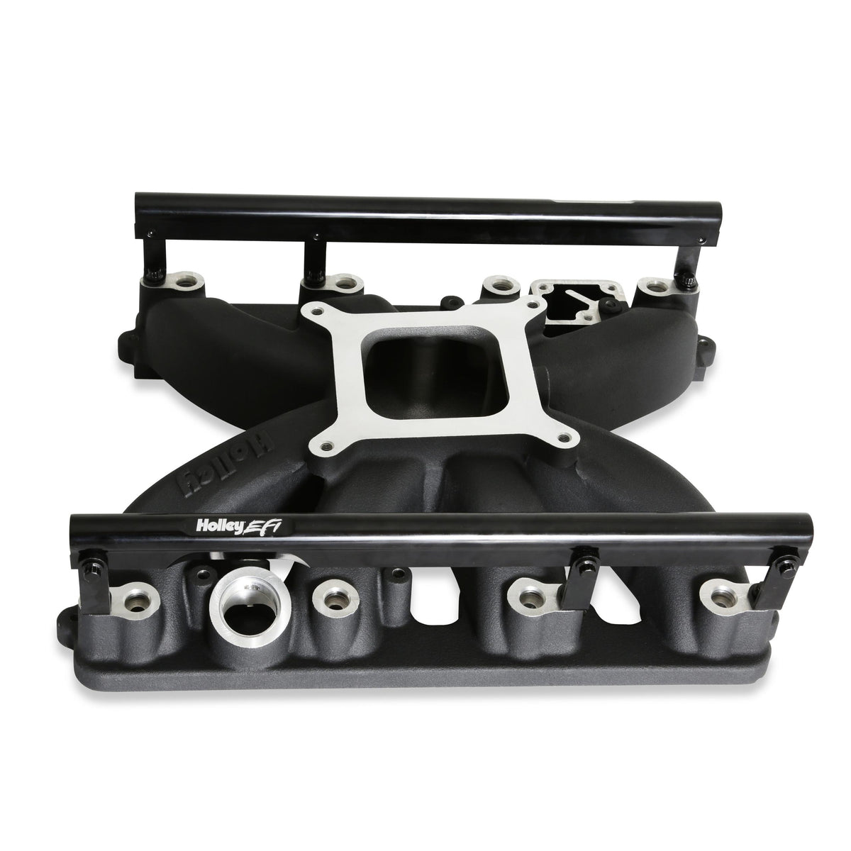 Holley Single plane intake manifold for Gen III Hemi, EFI Black - 300-930BK