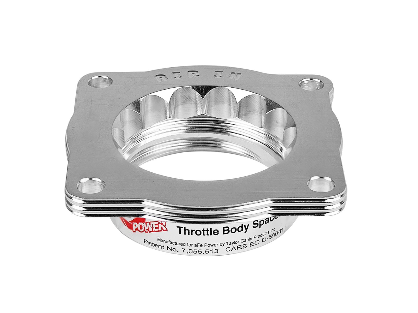 AFE Silver Bullet Throttle Body Spacer Kit (2001-2006 325Ci, 325i, 325xi) - 46-31008