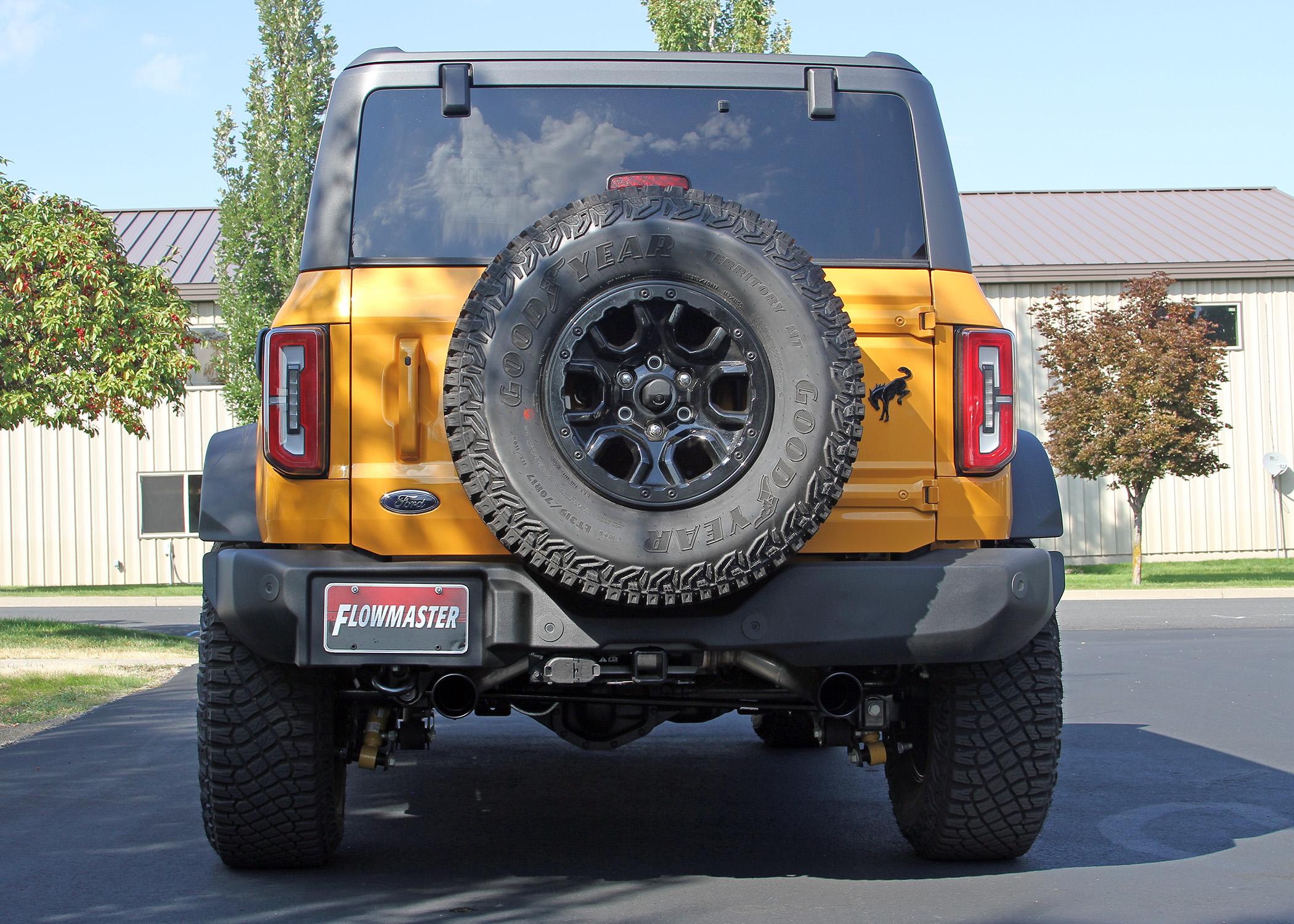 Flowmaster FlowFX Cat-Back Exhaust System (2021-2025 Bronco 2.3L / 2.7L 2 Door) - 718146