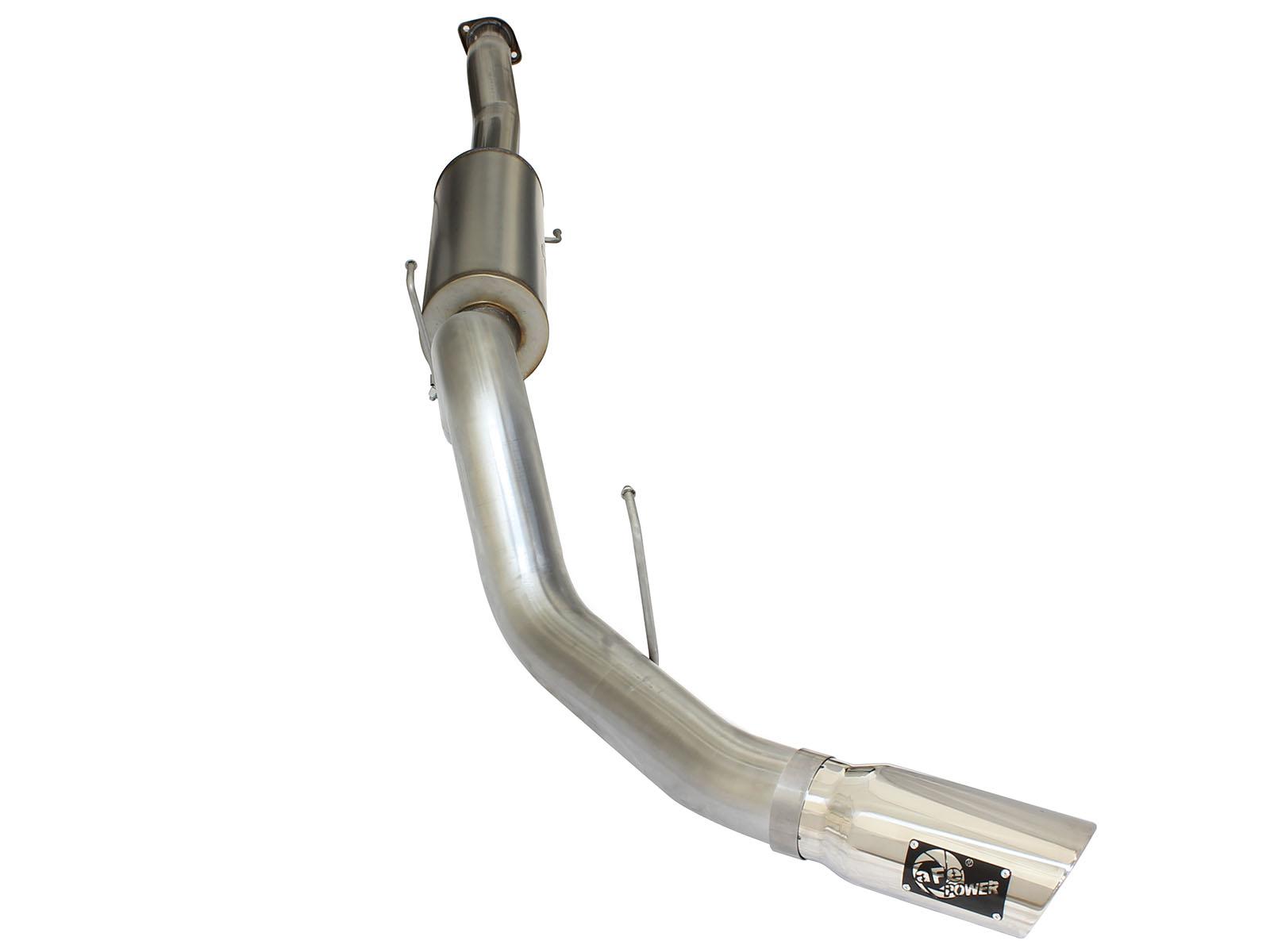 AFE MACH Force-Xp 4 IN 409 Stainless Steel Cat-Back Exhaust System w/Polished Tip (2015-2020 F-150, F-150) - 49-43069-P