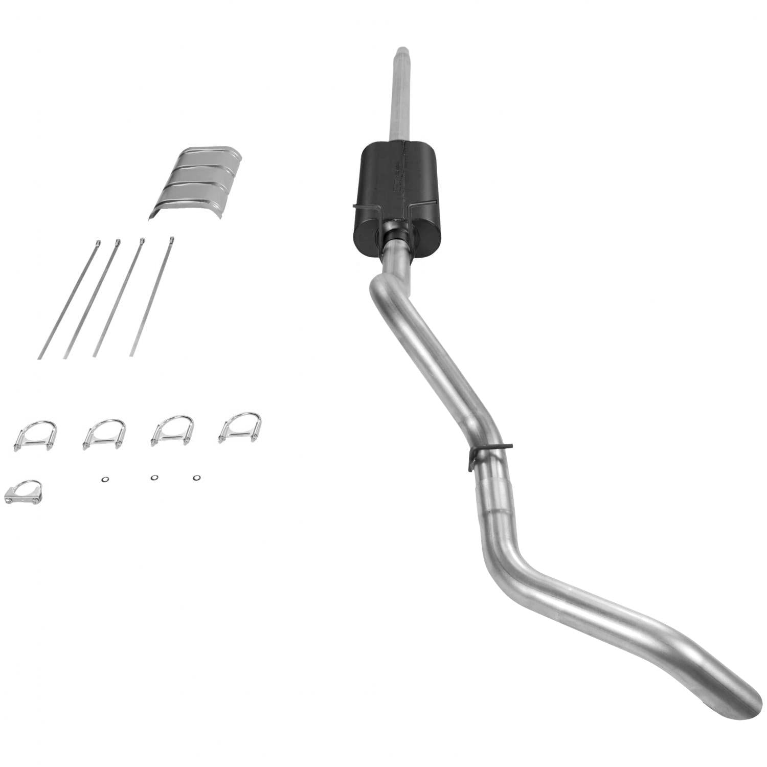 Flowmaster Cat-back System - Single Side Exit - Force II - Mild Sound
