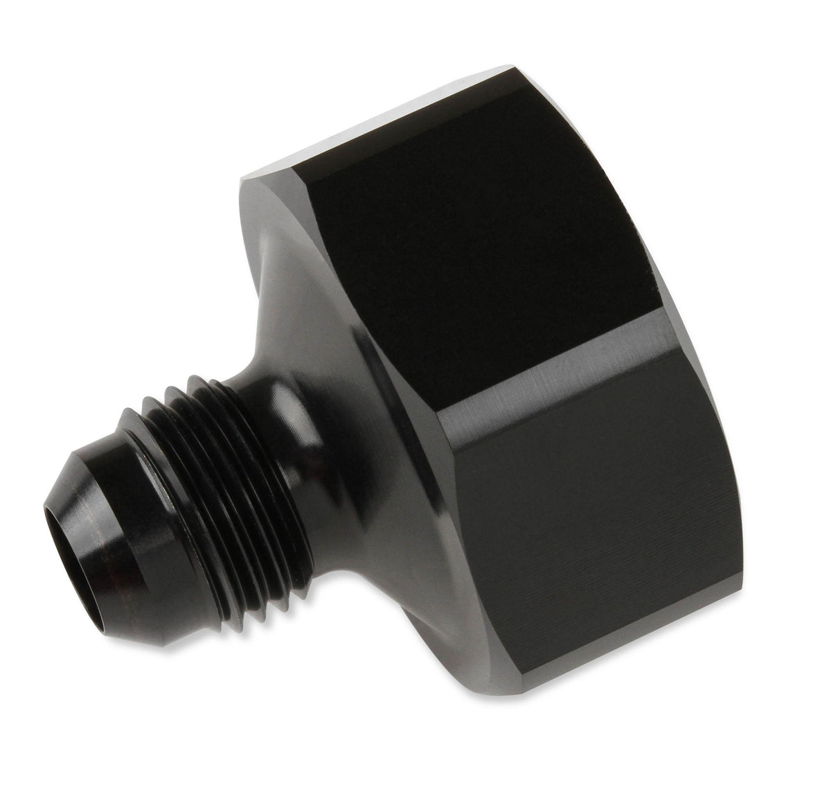 NOS  Black T7075 aluminum 6AN-660 Bottle Nut Adapter. - 16226NOS