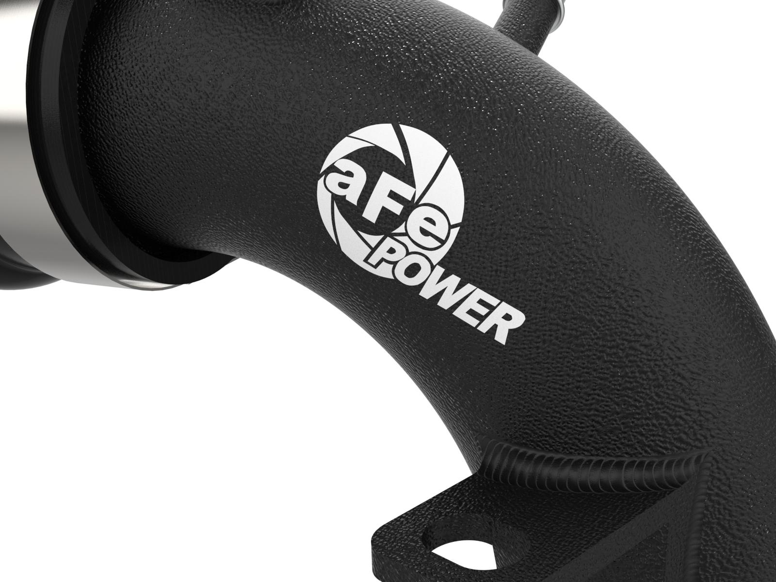 aFe BladeRunner Aluminum Hot and Cold Charge Pipe Kit - Black (2021-2025 Ford Bronco 2.7L) - 46-20584-B