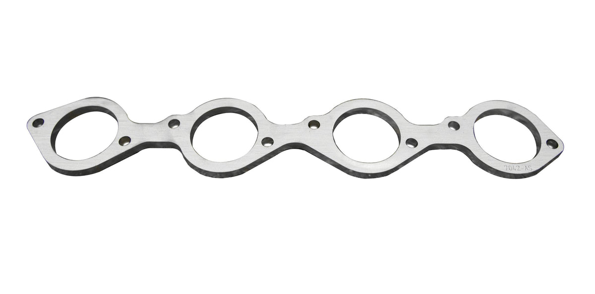 Kooks 5" Bore Spacing BBC Header Flange - 3/8" Thick 304 Stainless -2-3/8" Primaries - 7042-AS