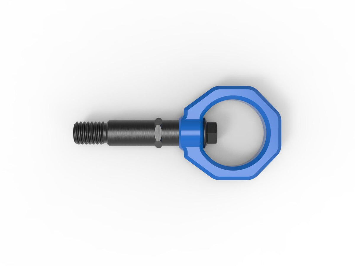 aFe CONTROL Rear Tow Hook Blue (2020-2021 GR Supra, GR Supra, GR Supra) - 450-721002-L