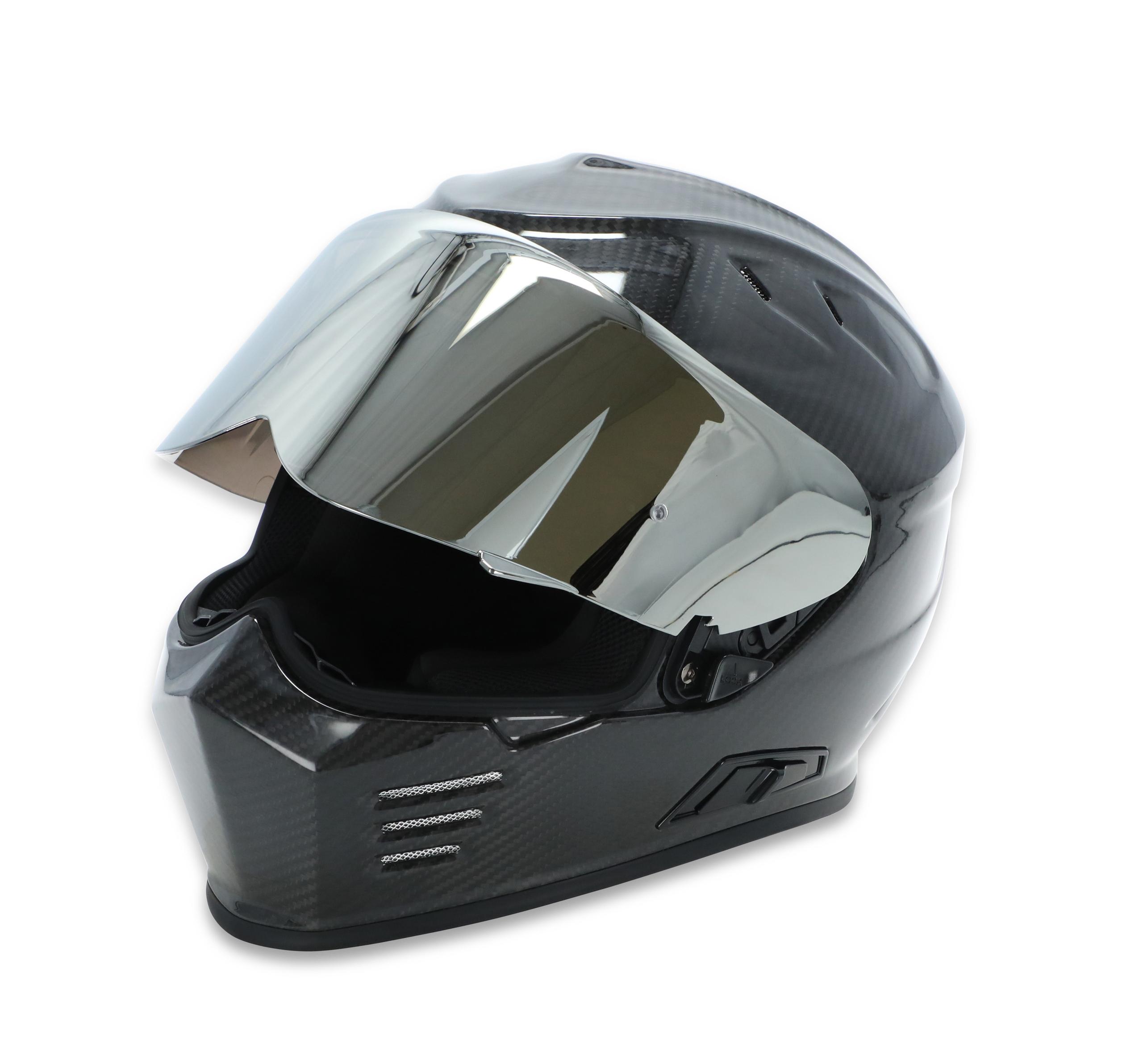 Simpson Racing Ghost Bandit Carbon Fiber Motorcycle Helmet - Extra Small - GBDXSC
