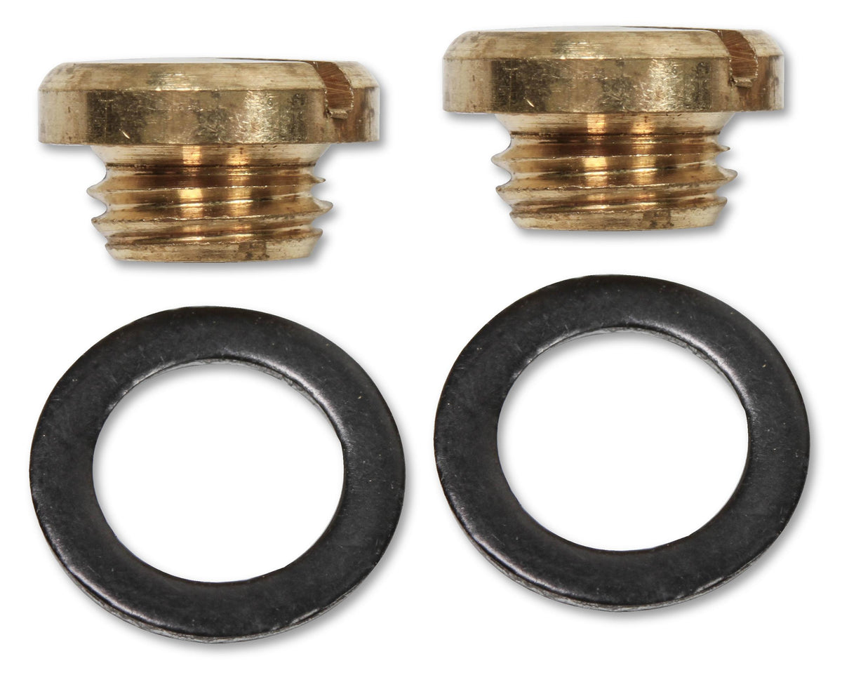 Quickfuel Brass Sight Plug &amp; Gasket. - 7-1QFT