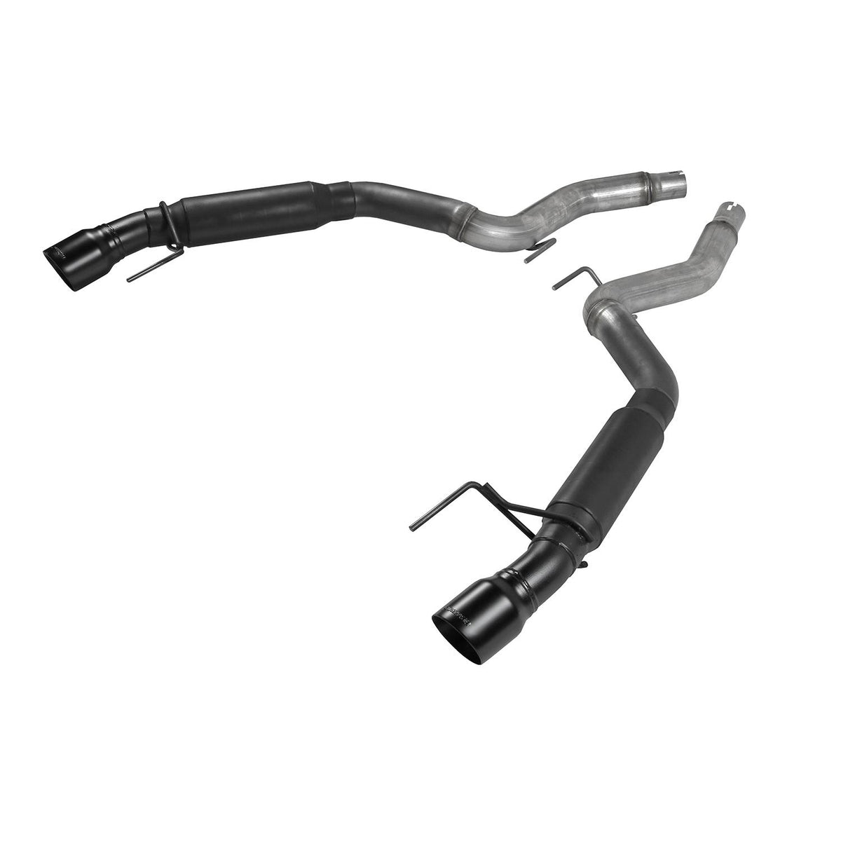 Flowmaster 3" Outlaw Axleback Exhaust System with 4" Black Ceramic Coated Tips (2015-2023 Mustang Ecoboost / V6) - 817823