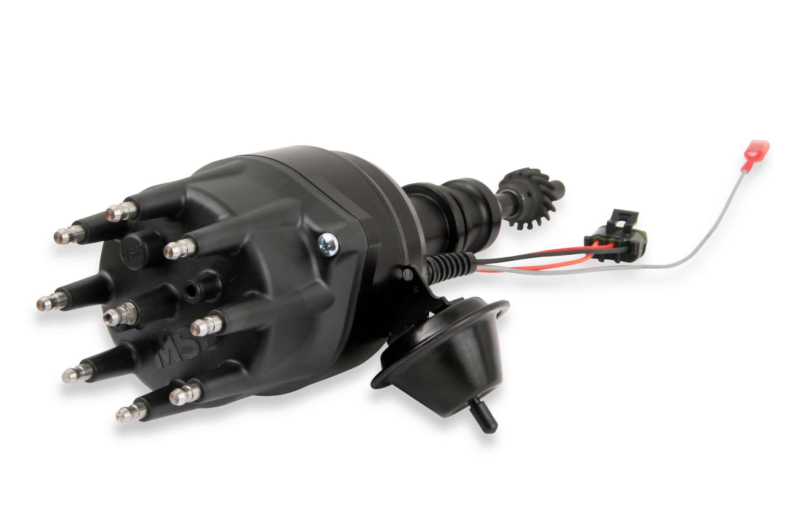 Msd 835231 Msd Black Dist, Ford 289/302,Rtr,Stl Gr