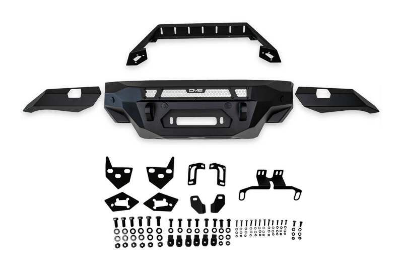 DV8 Offroad 2021-2025 Ford Bronco Mto V2 Front Bumper - FBBR-07