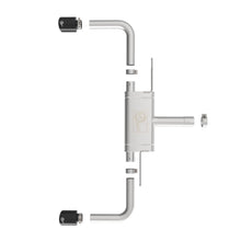 AFE MACH Force-Xp 3 IN to 2-1/2 IN Stainless Steel Axle-Back Exhaust System Black (2021-2024 228i Gran Coupe) - 49-36355-B