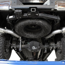 AFE Large Bore-HD 4 IN 409 Stainless Steel DPF-Back Exhaust System w/Polished Tip (Ford Diesel Trucks 15-16 V8-6.7L (td)) - 49-43122-P