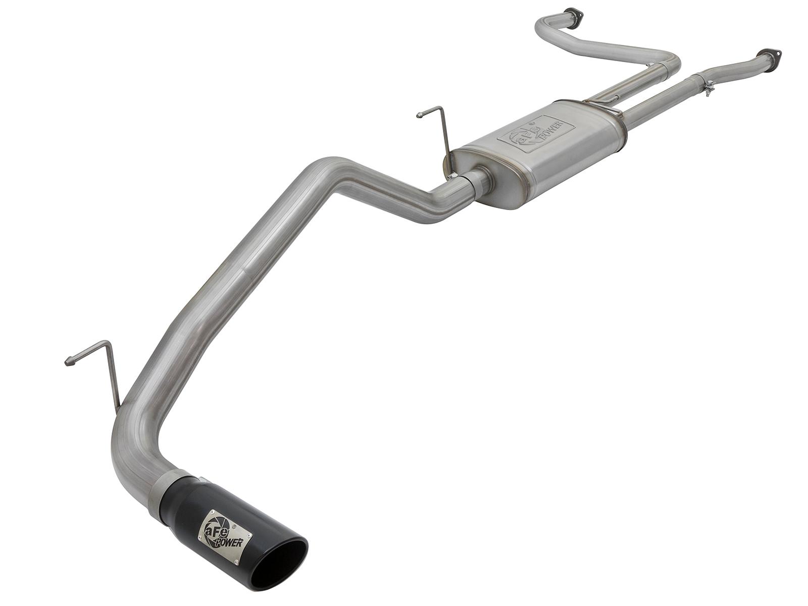AFE MACH Force-Xp 2-1/2" Cat-Back Exhaust System w/ Black Tip (2017-2021 Titan) - 49-46125-B