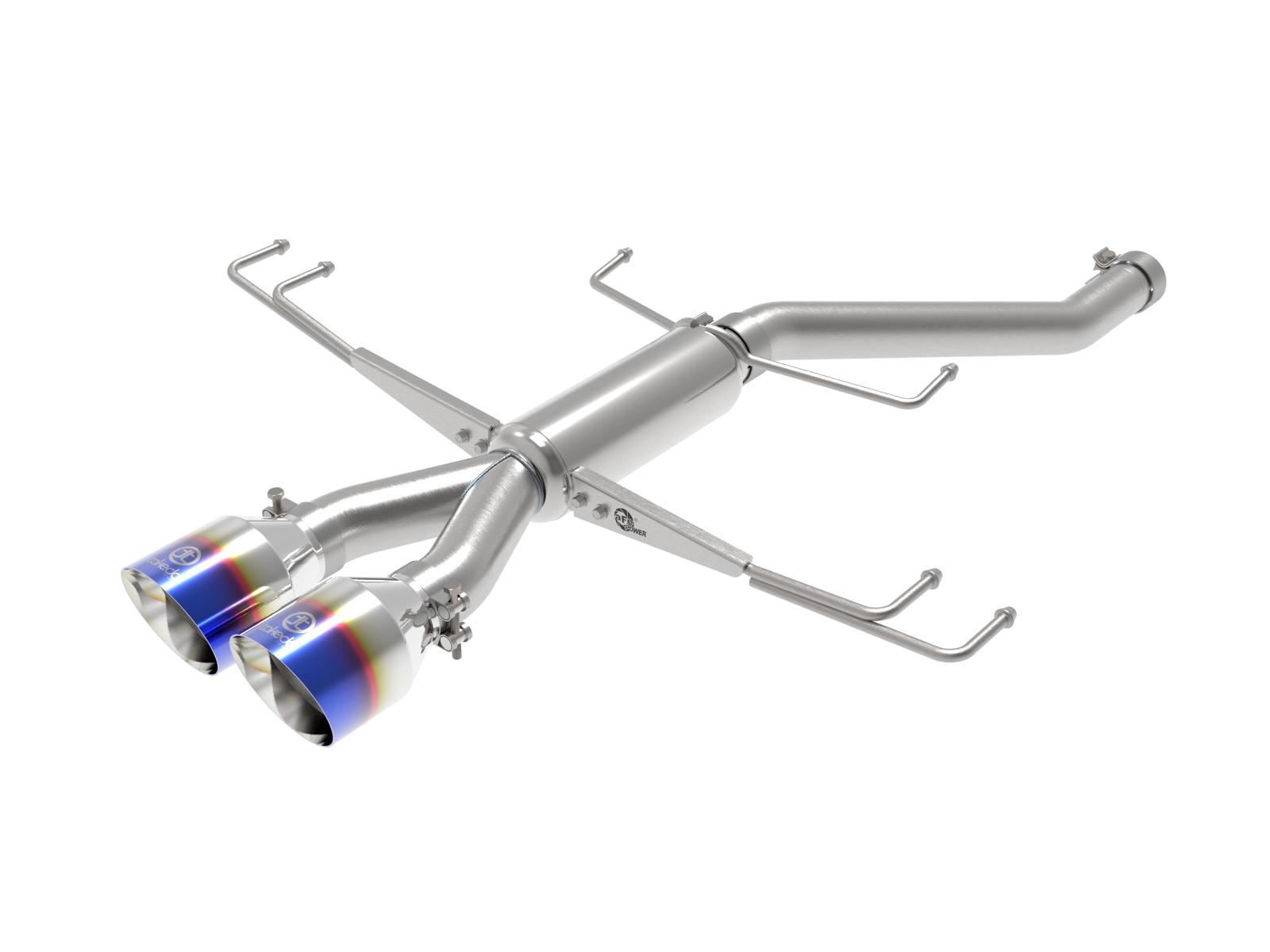 AFE Axle-Back Exhaust System (2017-2019 Honda Civic Type R L4-2.0L (t)) - 49-36626-L