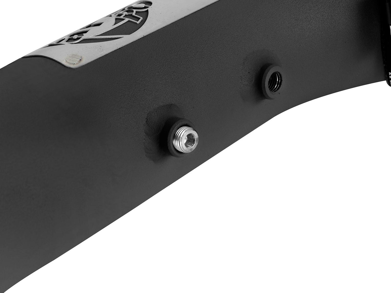 AFE BladeRunner 2-1/2 IN & 3 IN Aluminum Hot and Cold Charge Pipe Kit Black (2016-2021 Colorado, Canyon) - 46-20264-B