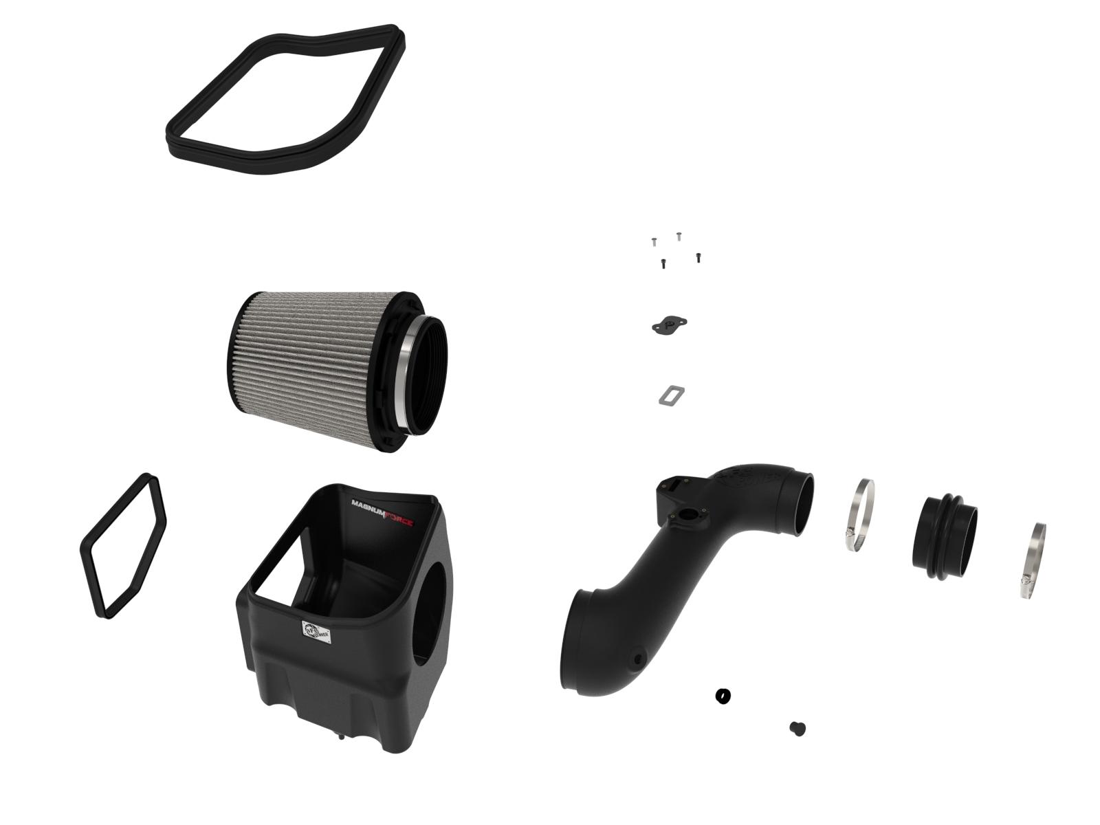 AFE 54-13016D Magnum FORCE Stage-2 Cold Air Intake System w/ Pro DRY S Filter (2011-2016 GM Diesel Trucks V8-6.6L TD LML)