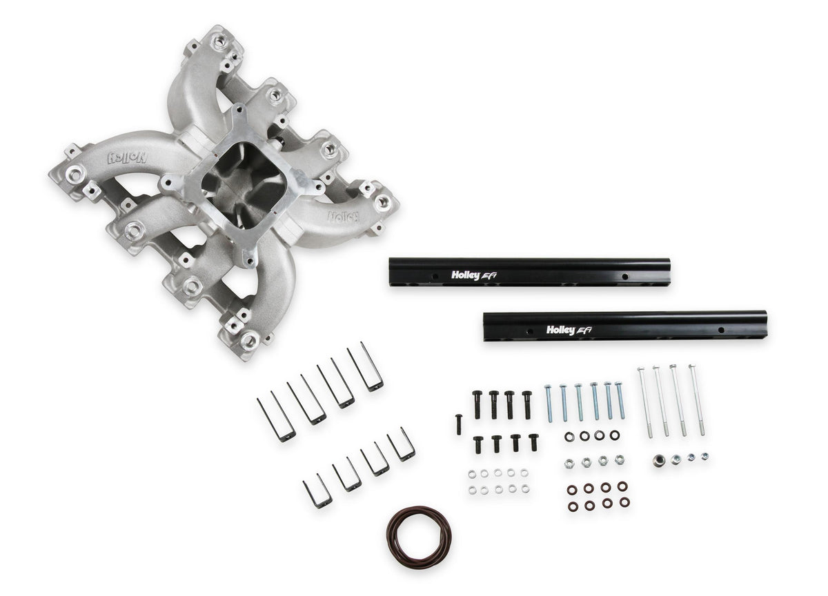 Holley Single Plane EFI Split-Design Race Intake Manifold- GM LS3/L92.  - 300-290