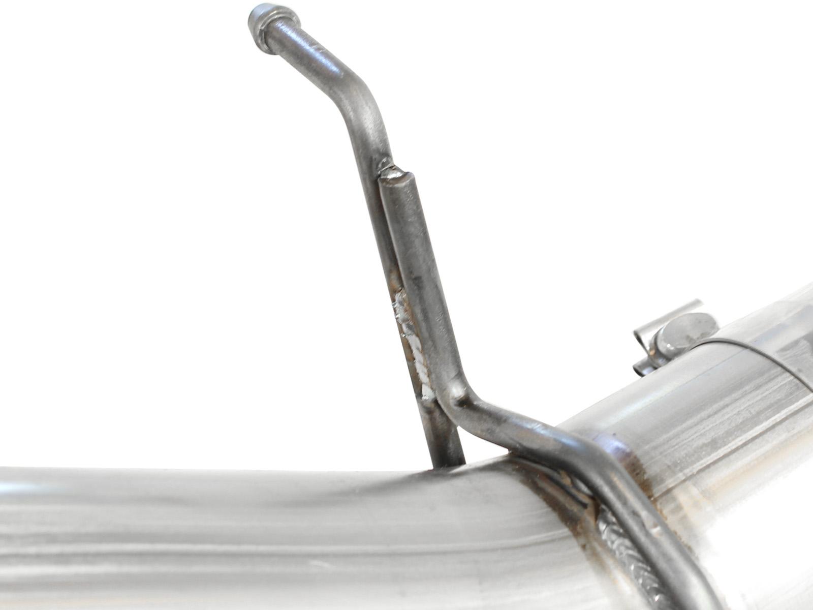 AFE Large Bore-HD 5 IN 409 Stainless Steel DPF-Back Exhaust System (2011-2016 Silverado 2500 HD, Silverado 3500 HD, Sierra 2500 HD, Sierra 3500 HD) - 49-44041