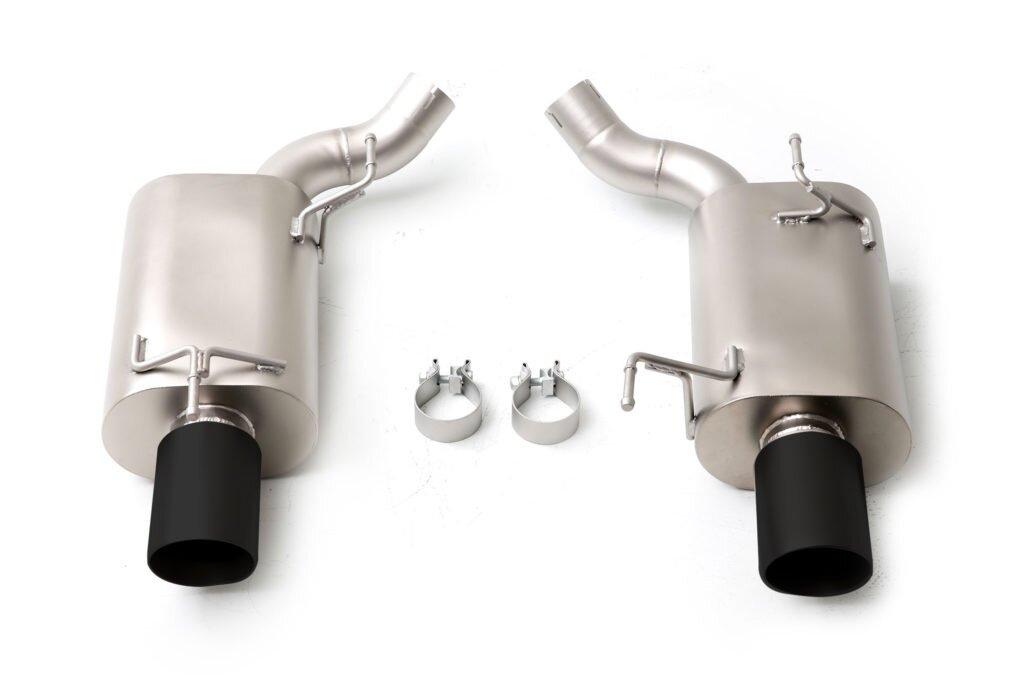 Long Tube Headers FDAB00001B 2005-2010 Mustang GT Axleback Exhaust System with Black Tips