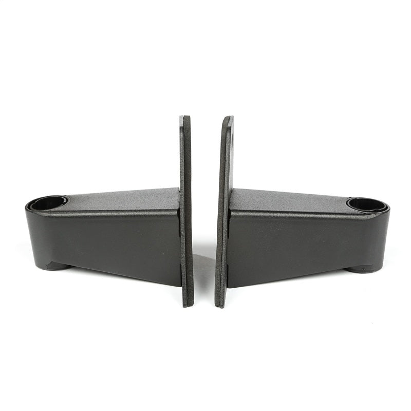 Rugged Ridge Mirror Relocation Bracket Kit Textured Black; 07-18 Jeep Wrangler Jk - 11025.07