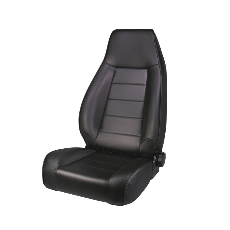 Rugged Ridge Seat High-Back Front Reclinable Black Denim; 76-02 Cj/Wrangler - 13402.15