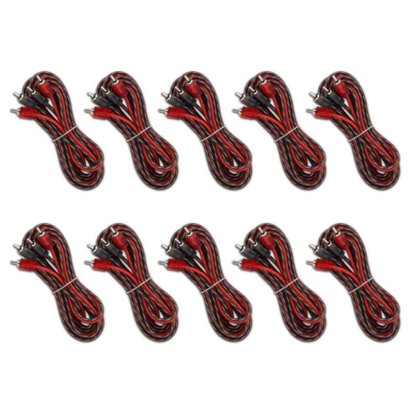 DS18 Level 1 RCA 12-Feet  10 x Pack