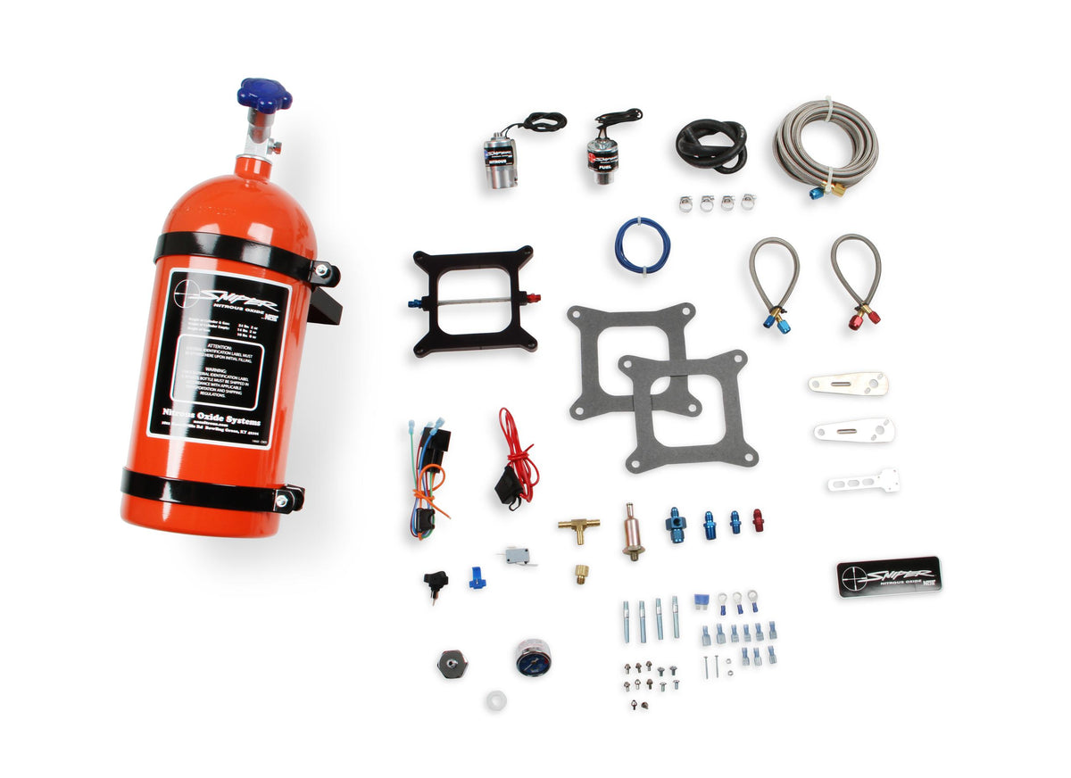 NOS  Sniper Wet Nitrous Plate Kit - 4150 Square Bore. - 07002NOS