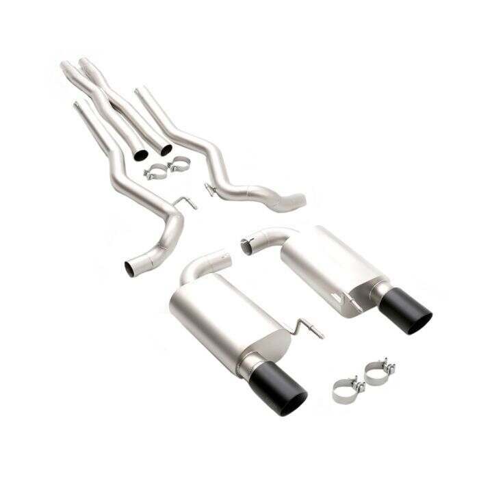 LTH 2.75" Cat-Back Exhaust System – Stainless Steel w/ 4" Black Tips (FDCB00002B)