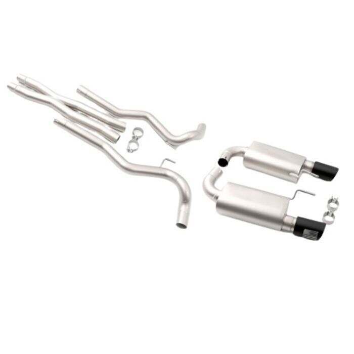 LTH 2.75" Cat-Back Exhaust System – Stainless Steel w/ 4" Titan Black Tips (FDCB00002LP)