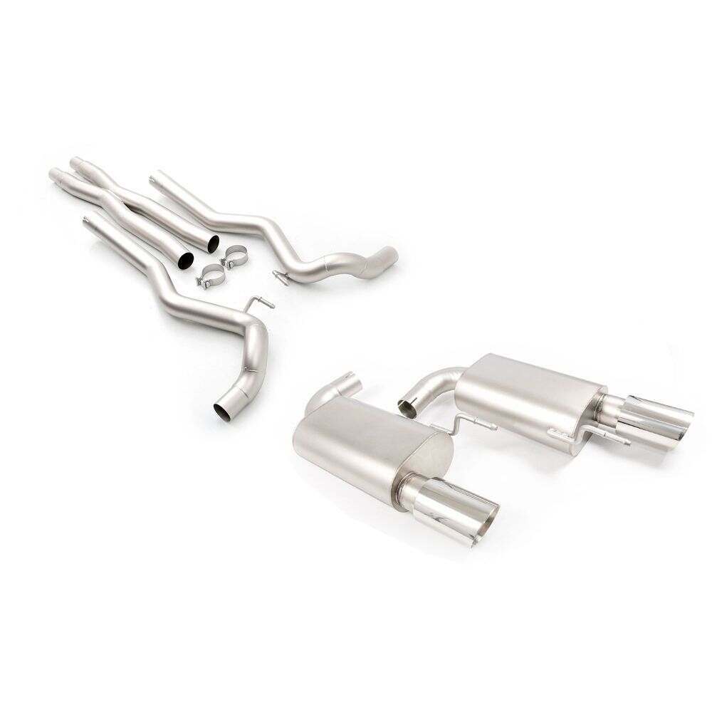 LTH 2.75" Cat-Back Exhaust System – Stainless Steel w/ 4" Polished Tips (FDCB00002P)