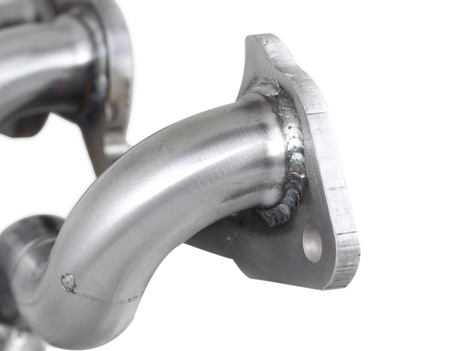 AFE Twisted Steel 409 Stainless Steel Short Tube Header (Jeep Cherokee (XJ)/Wrangler (YJ/TJ) 91-02 L4-2.5L) - 48-46206