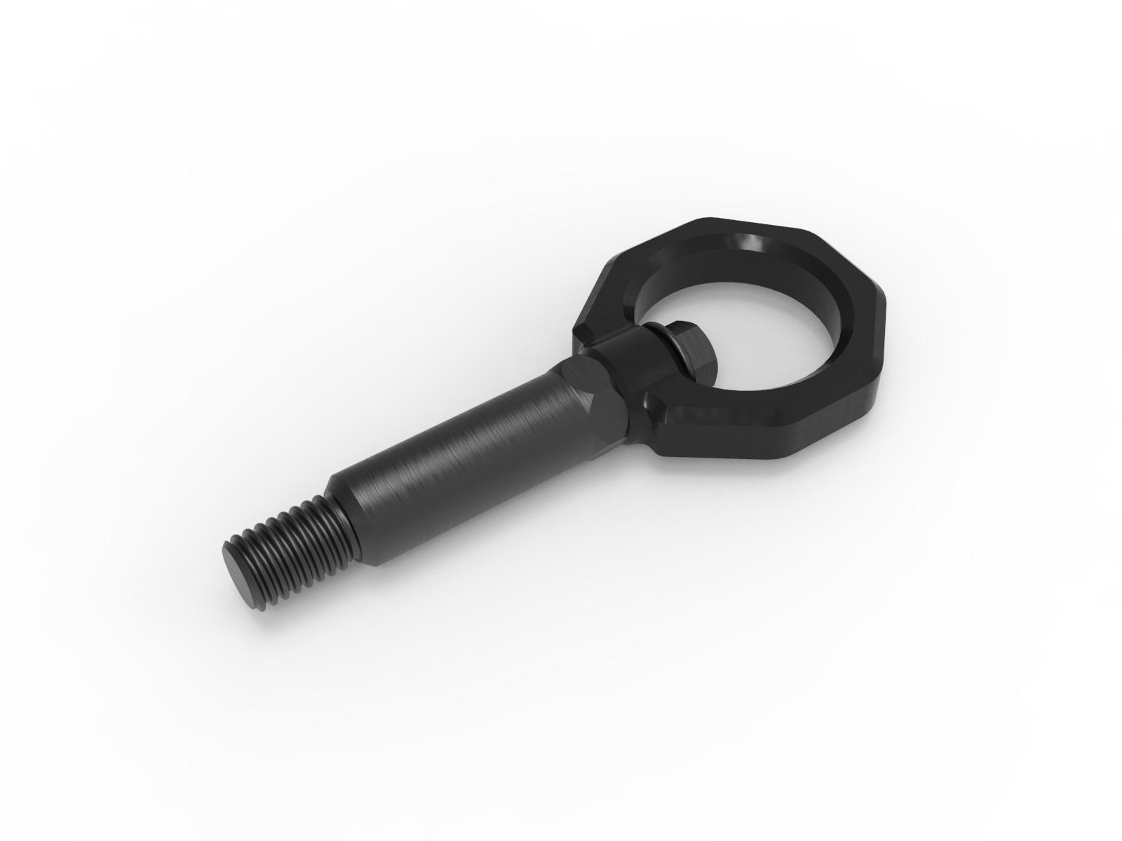 aFe CONTROL Front Tow Hook Black - 450-502001-B
