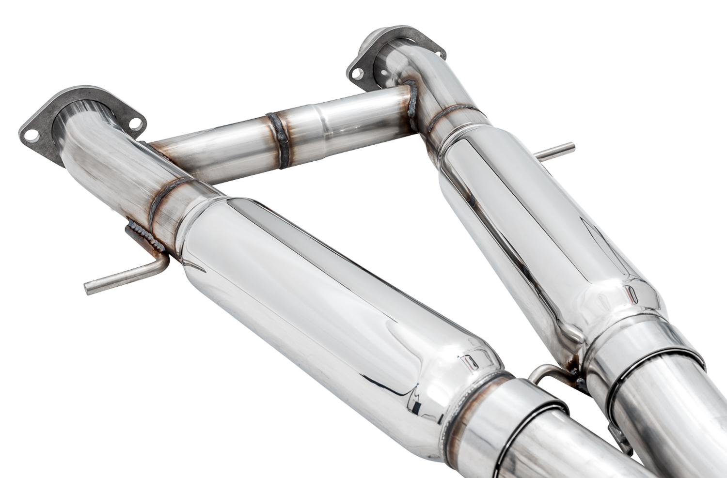 AWE Cat Back Exhaust - Track Edition, Diamond Black Tips (2020 Grand Cherokee SRT) - 3020-33051