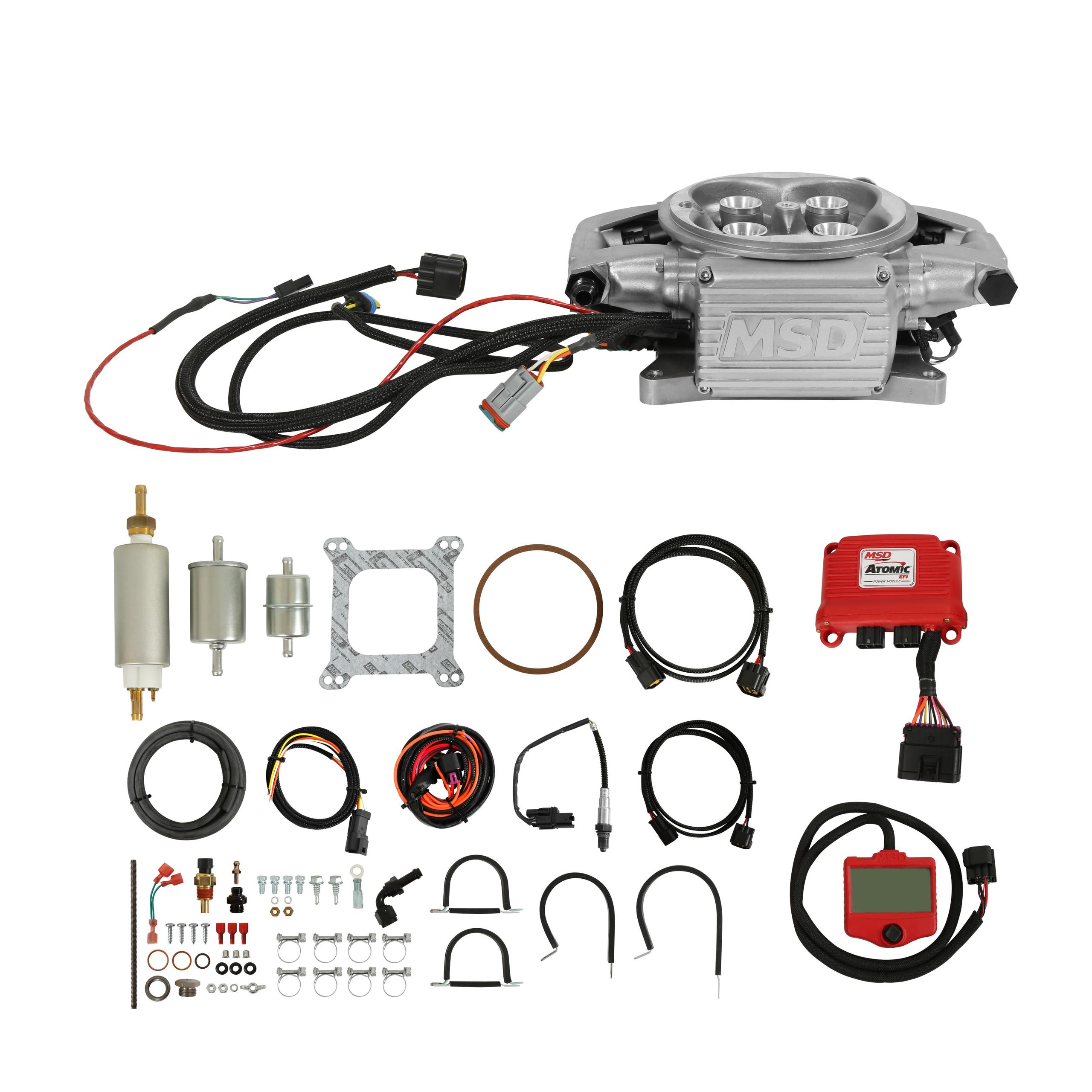 Msd 2900 Atomic Efi Kit, With Fuel Pump (Master Kit)