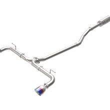 AFE Takeda 2-1/2 IN 304 Stainless Steel Cat-Back Exhaust System w/ Blue Flame Tips (Mazda 3 14-18 L4-2.0/2.5L) - 49-37015-L