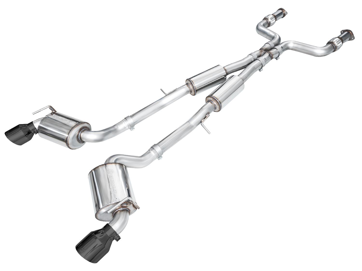 AWE Touring Edition for Nissan Z - Diamond Black Tips - 3015-33400