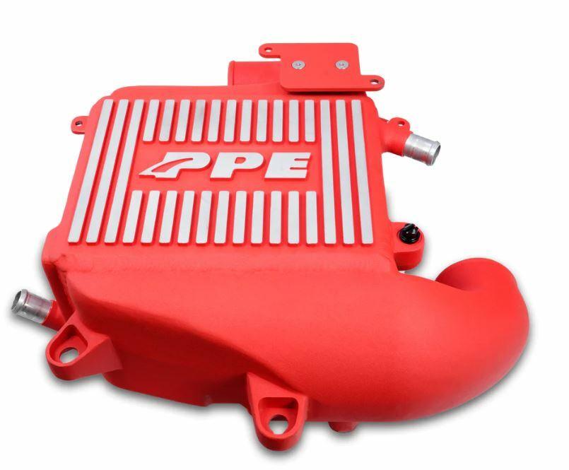 PPE Power Air-To-Water Intercooler Kit - Red (2020-2023 GM 3.0L) - 115030012