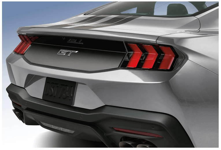 Ford Air Design Gloss Black Trunk Applique Exterior Trim (2024-2026 Mustang) - VPR3Z-99425A34-A
