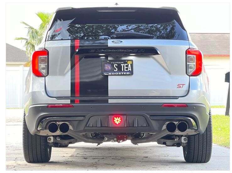 Optimuz Design Hitch Cover - Running LED Light Style (2020-2024 Ford Explorer ST)