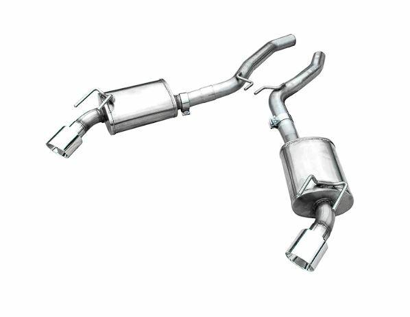 American Racing Headers Axleback Muffler - Polished S/S Tips (2010+ Camaro V8)