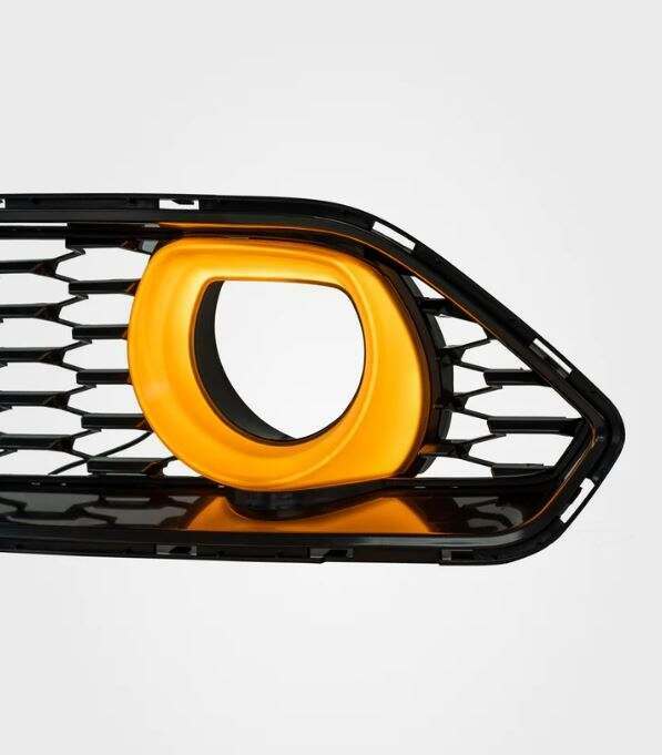 Triple Seven Upper Grille w/ Halo LED Lights - 777 GT500 Bumper (2015-2017 Mustang GT/EcoBoost/V6) - 777-15GT500HALO