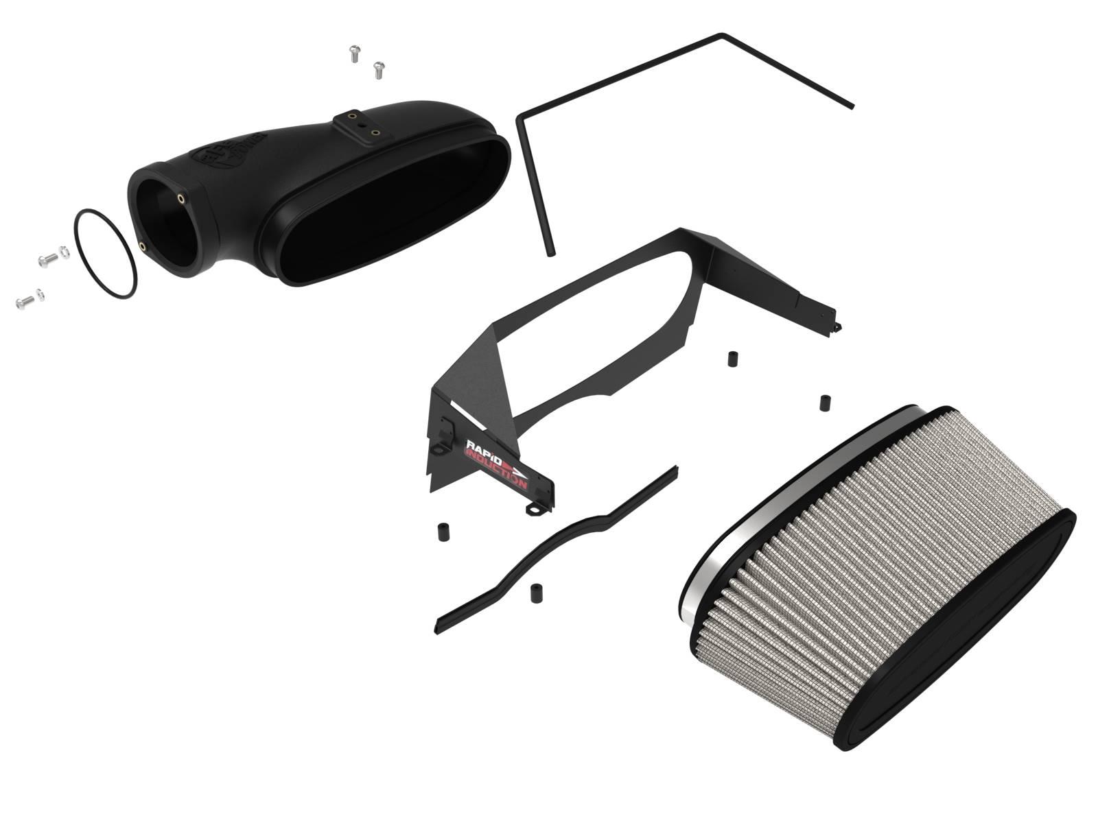AFE Rapid Induction Cold Air Intake System - Pro Dry S Filter (2014-2017 Mercedes-Benz Sprinter 2500/3500 2.1L TD) - 52-10017D