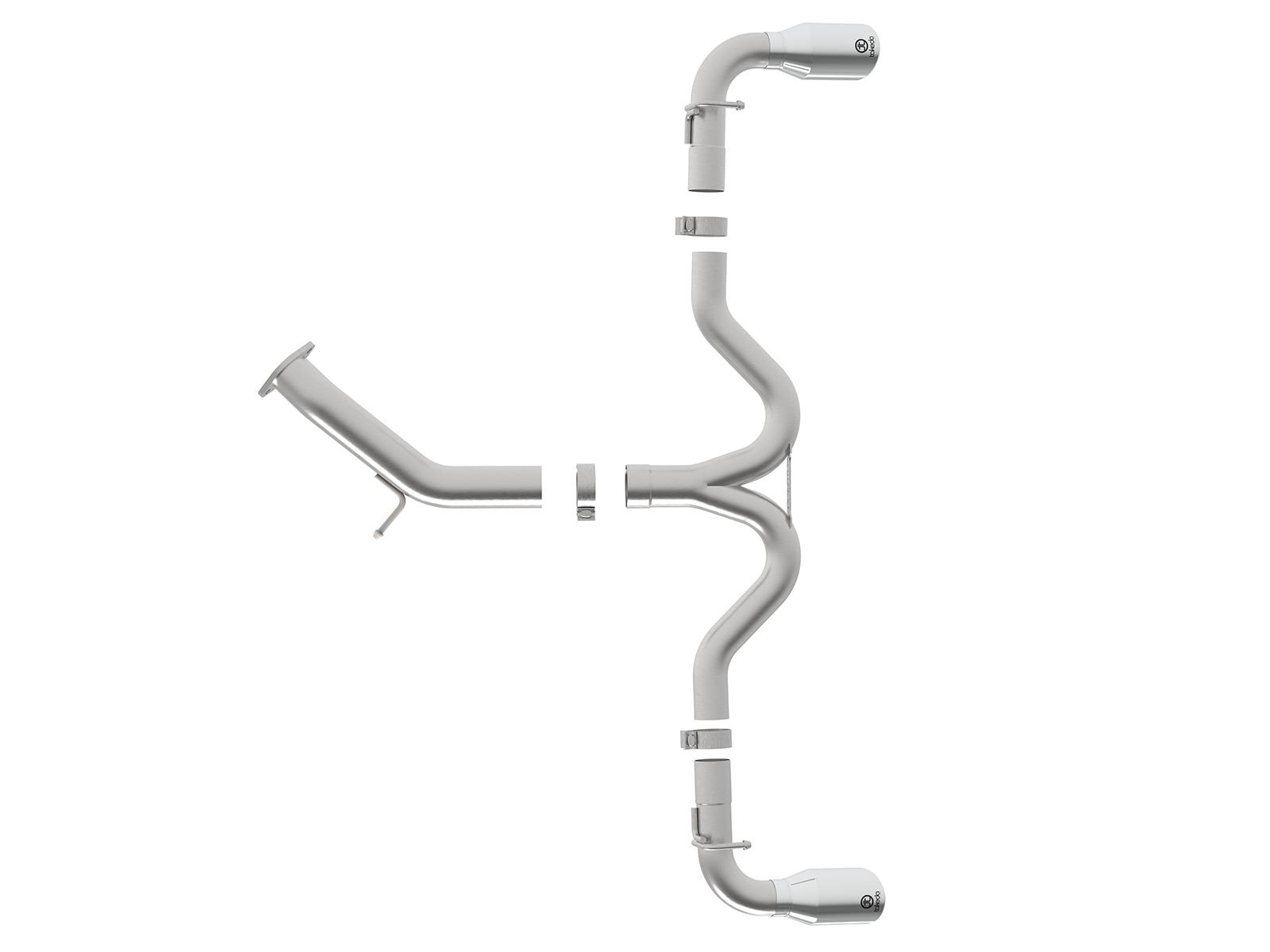 AFE Cat-Back Exhaust System (2018-2019 Hyundai Elantra L4-1.6L (t)) - 49-37002-1P