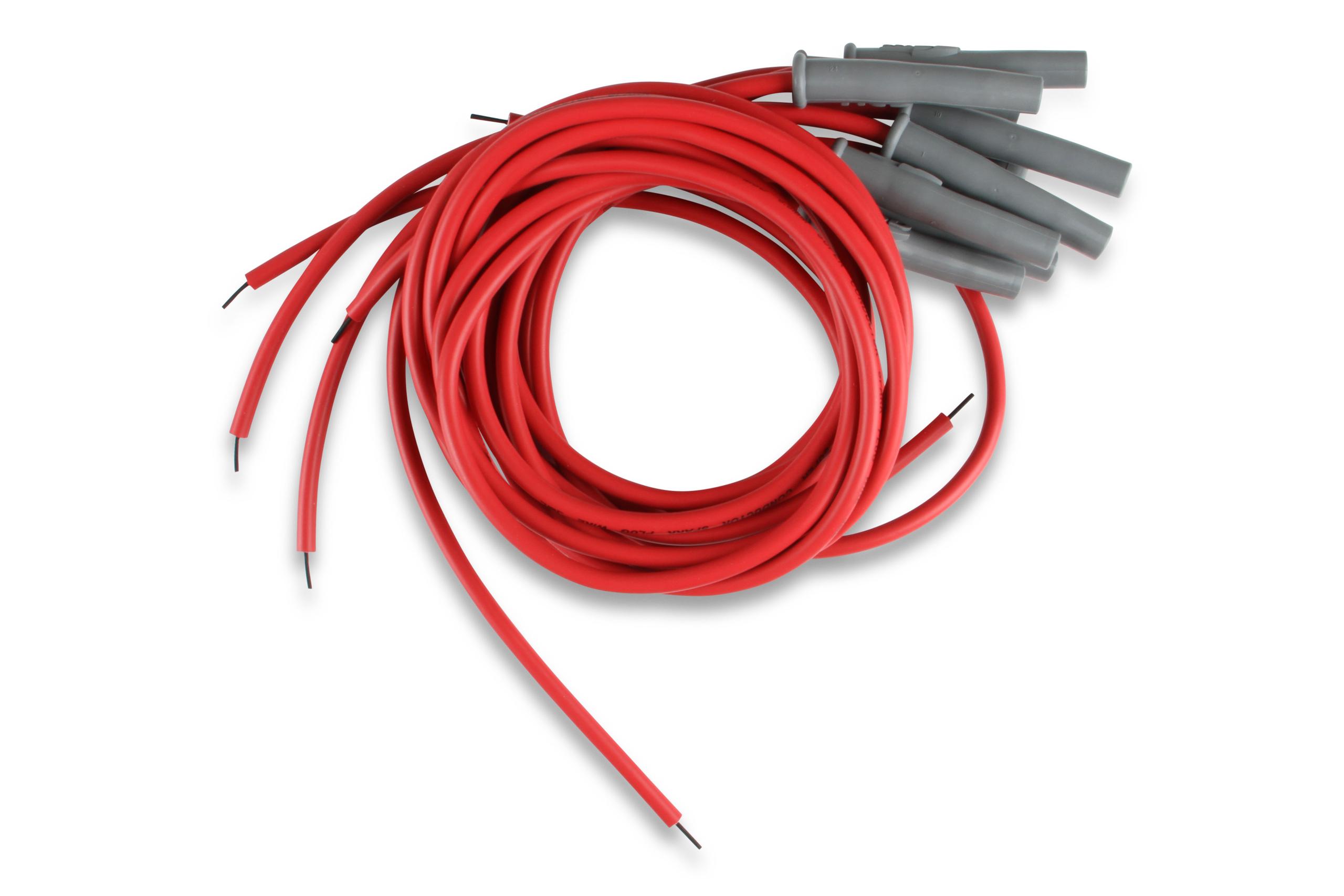 Msd 31199 Wire Set, Super Conductor, 8-Cyl. Multi-Angle Plug, Socket/Hei